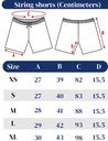 STRING SHORTS, BLUE, COTTON
