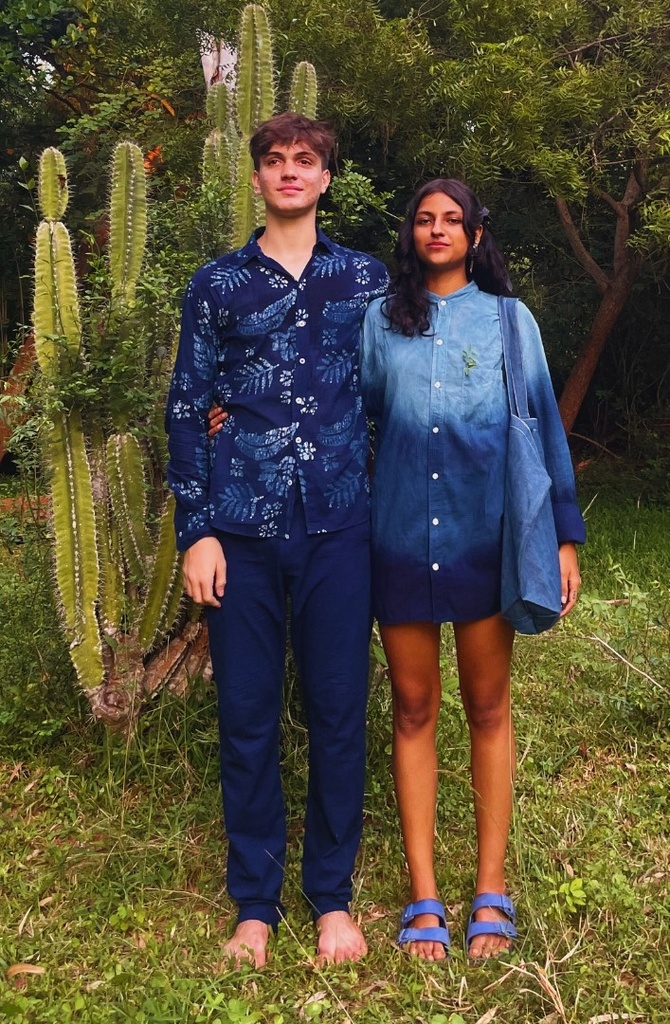 PLAIN BAG, BLUE, DENIM