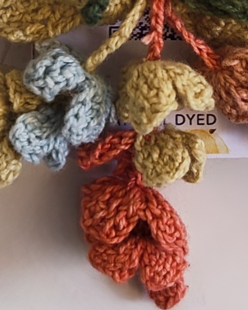 CROCHET HAIRCLIP, WILD FLOWERS