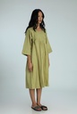 VINTAGE KURTA, LIGHT GREEN, PLAIN, COTTON