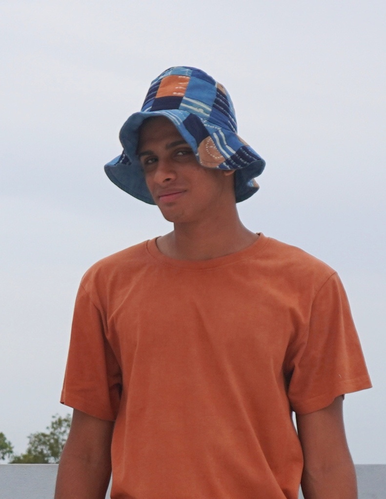BUCKET HAT, MIX, PATCHWORK, COTTON
