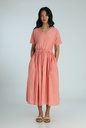 EVERYDAY DRESS, PINK, COTTON