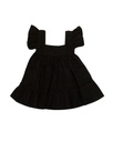 BABY PAA DRESS, BLACK, COTTON