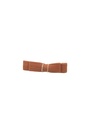 RIBBON HAIRCLIP, ORANGE, DENIM