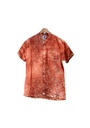 MAO SS SHIRT, TERRACOTTA, BATIK FULL, COTTON