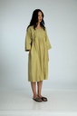 VINTAGE KURTA, LIGHT GREEN, PLAIN, COTTON