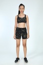 SPORTS SHORTS, GREEN-KHAKI, SHIBORI CRUSHING, COTTON