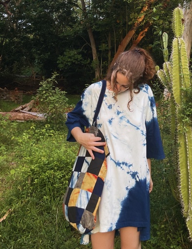 [T_S-OVE-WH_BL-MAR_CRU-COT/0S] T-SHIRT, OVERSIZED, WHITE-BLUE, MARBLE-CRUSH, COTTON