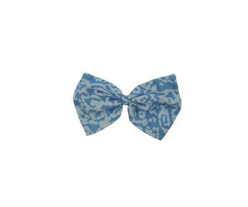 [HAC-TUX-1-L-BL_WH] TUXEDO HAIRCLIP, SINGLE, LARGE, BLUE-WHITE