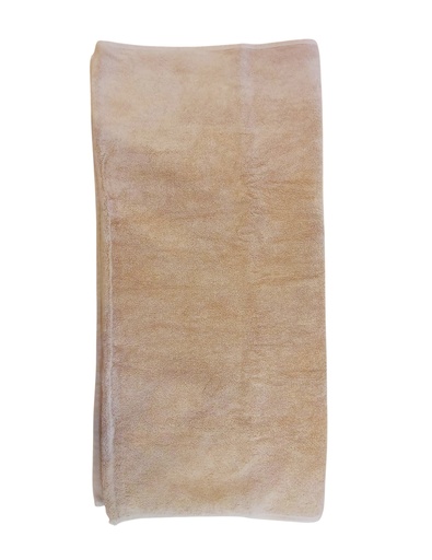 [TOW-LAR-L_BR-NON-COT] LARGE TOWEL, LIGHT BROWN, PLAIN, COTTON